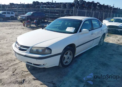 2002 Chevrolet Impala Ls из США, поврежденный, VIN 2G1WH55K329102291
